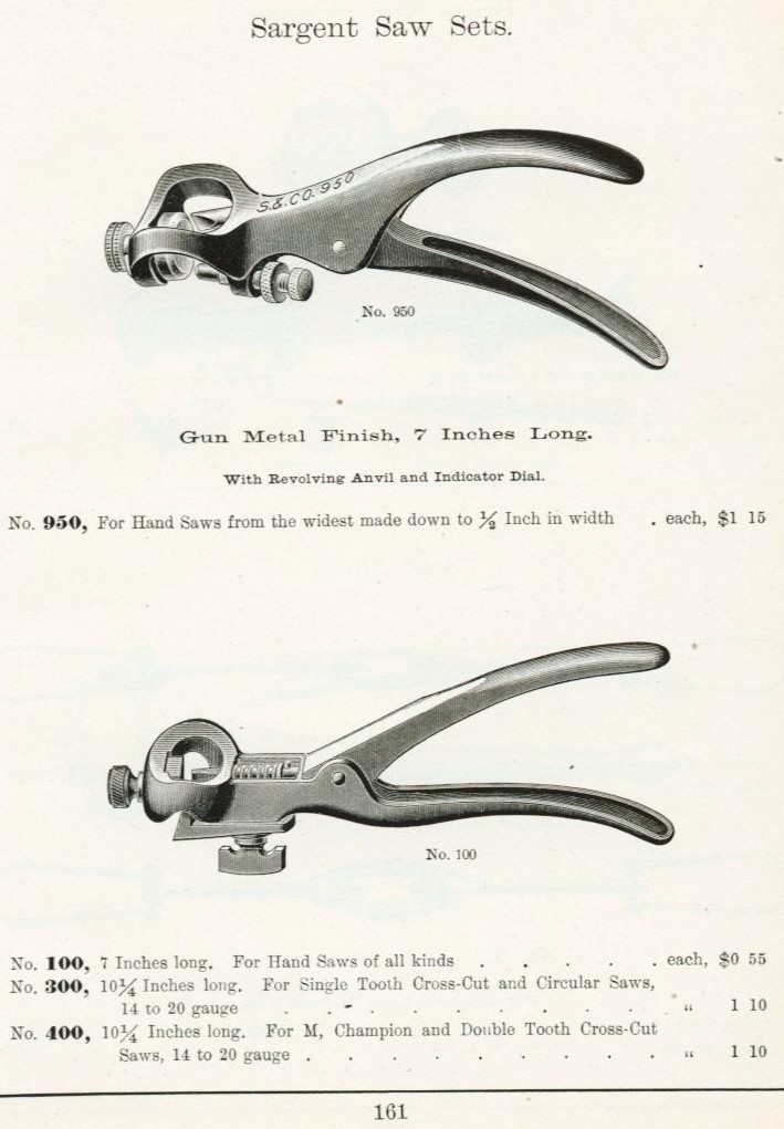 Sargent Saw Set