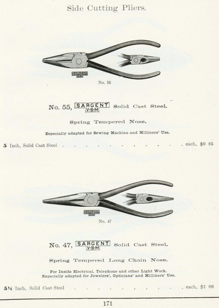 Sargent Side Cutting Pliers