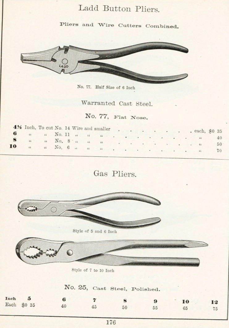 Sargent Button and Gas Pliers