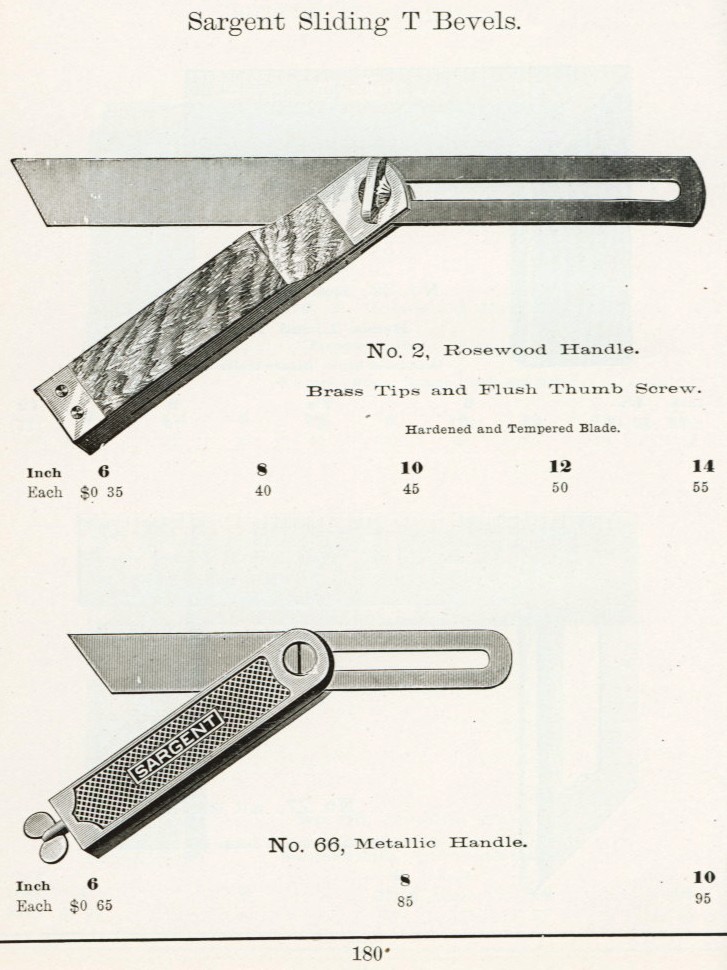Sargent Sliding T Bevel