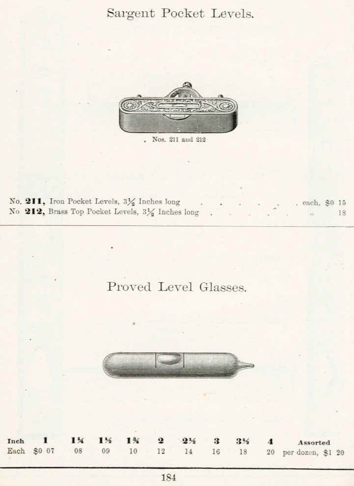 Sargent Pocket Level