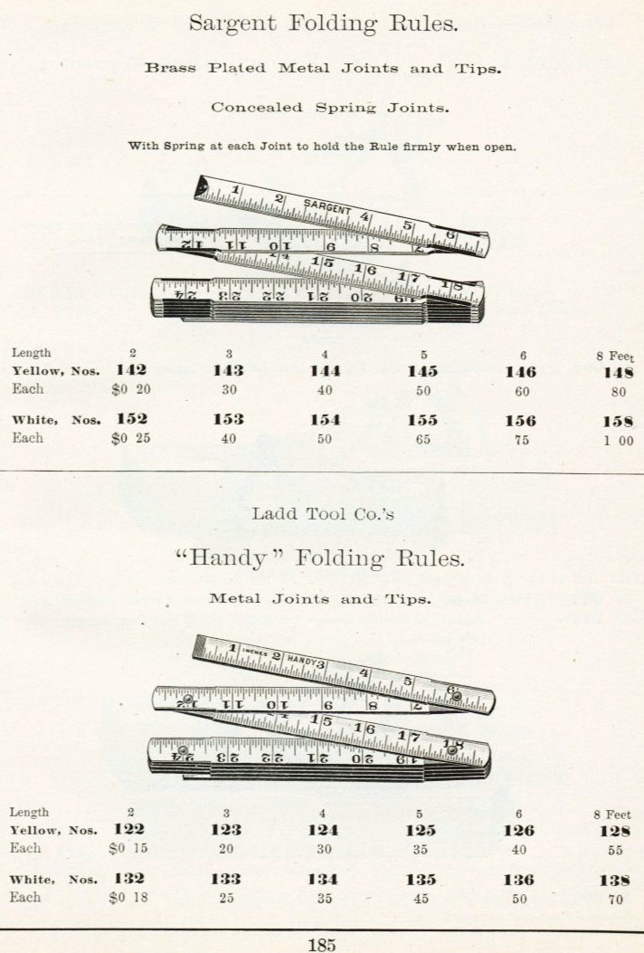 Sargent Folding Rule