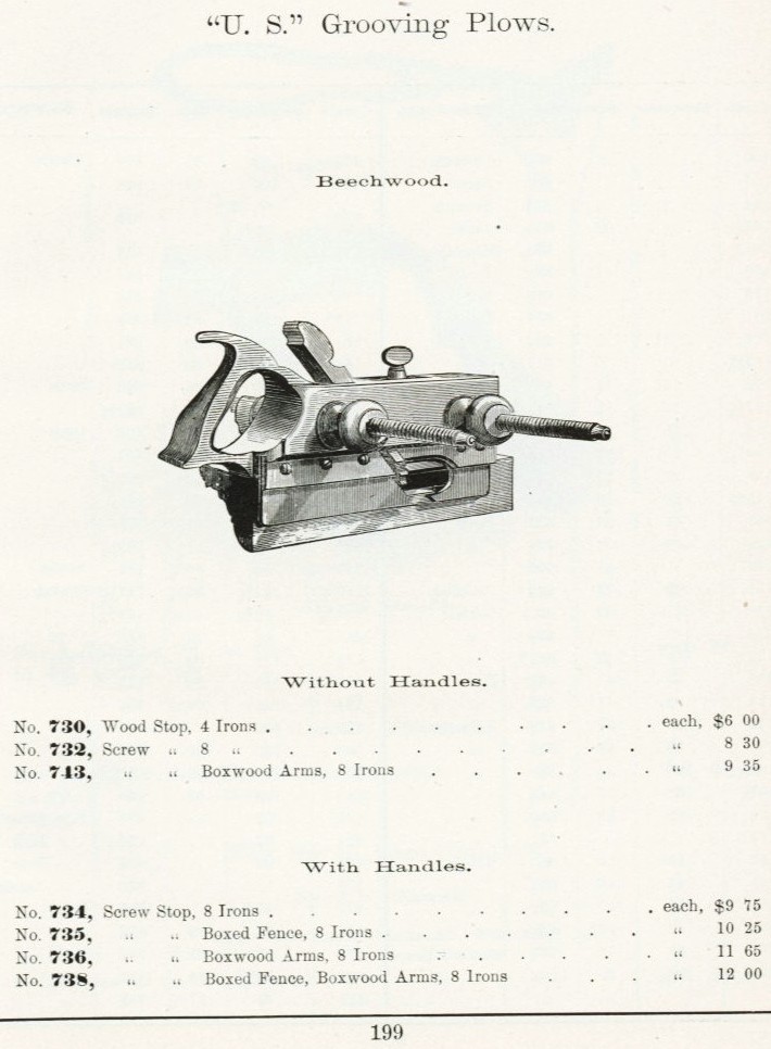 Sargent U.S. Grooving Plow Plane 