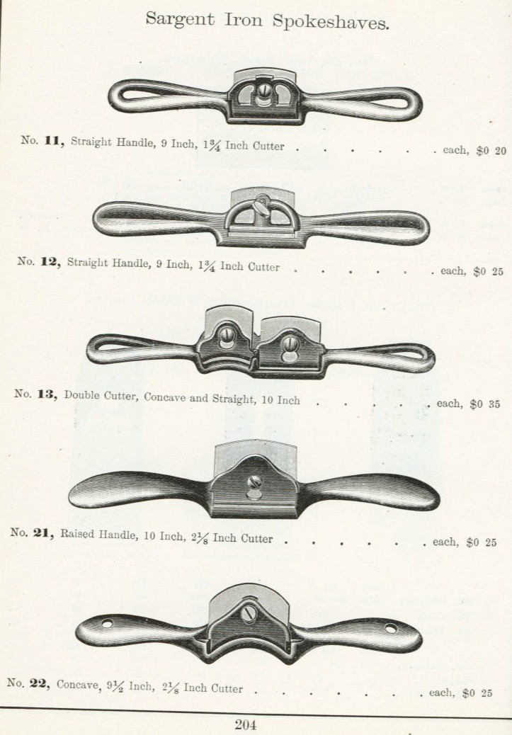 Sargent Iron Spokeshave