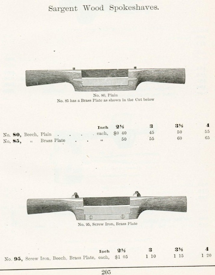Sargent Wooden Spokeshave