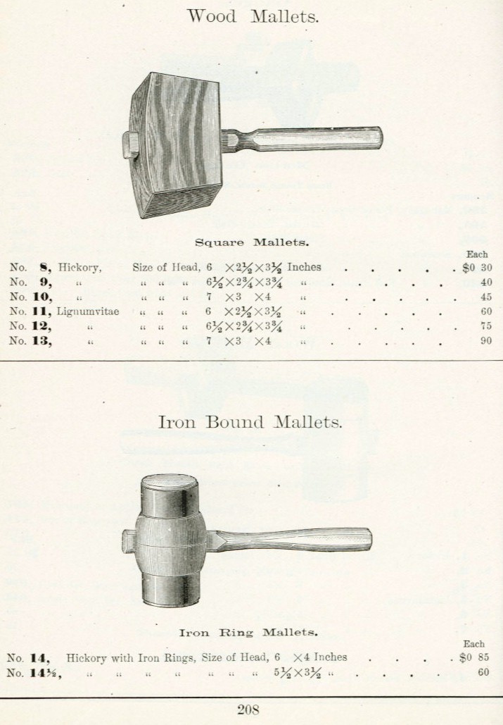 Sargent wooden mallet