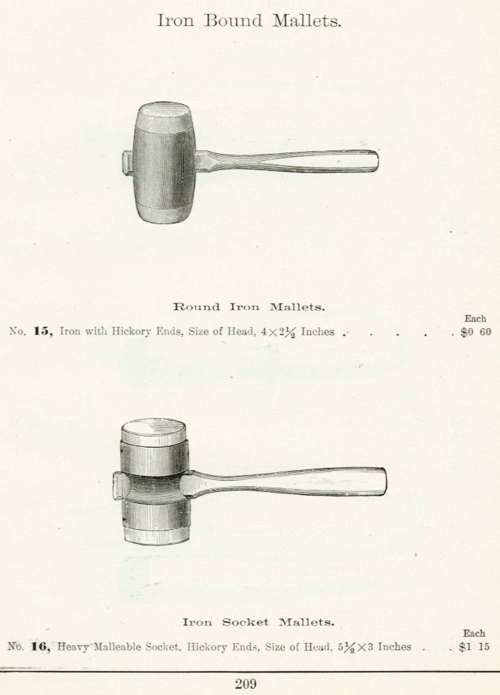 Sargent Iron Bound mallet