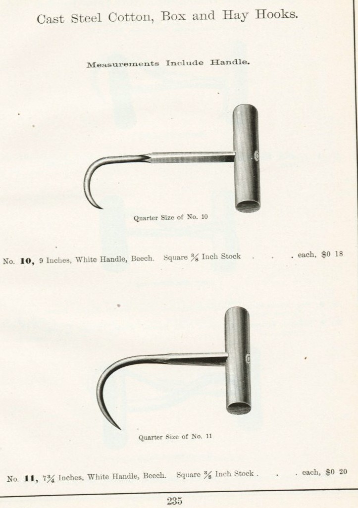 Sargent Cotton, Box, Hay Hook