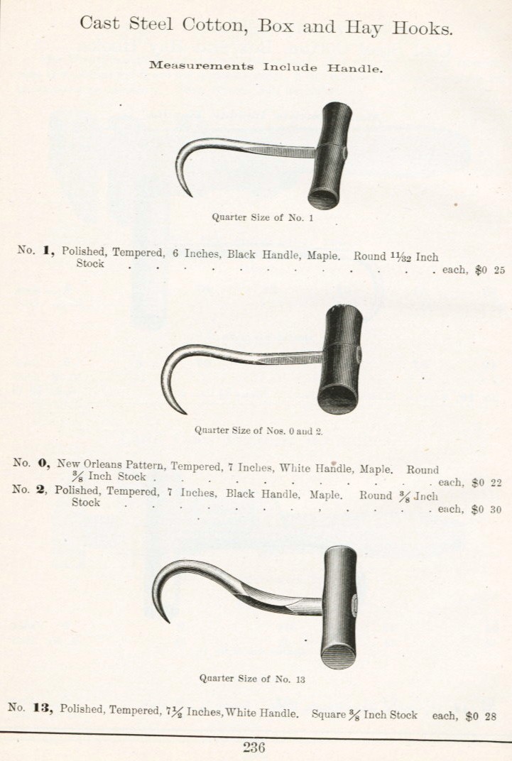 Sargent Cotton, Box, Hay Hook