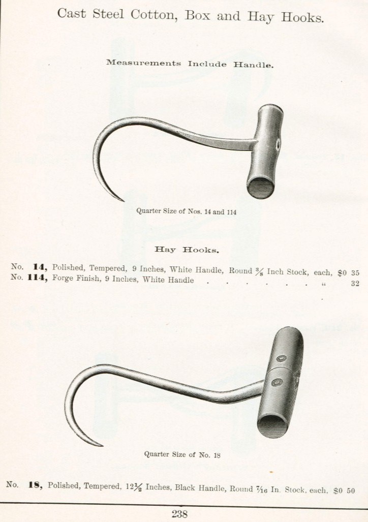 Sargent Cotton, Box, Hay Hook