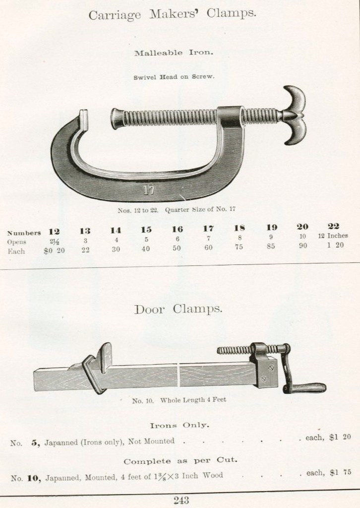 Sargent Carriage and Door Clamp