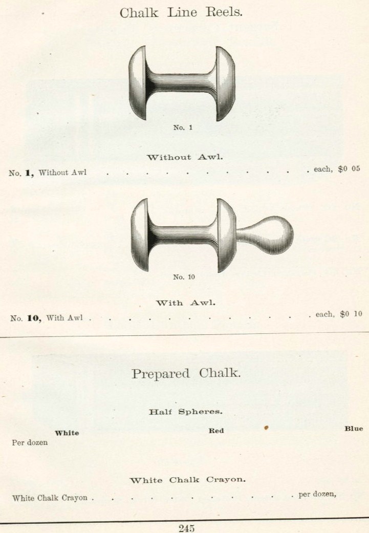 Sargent Chalk line reel