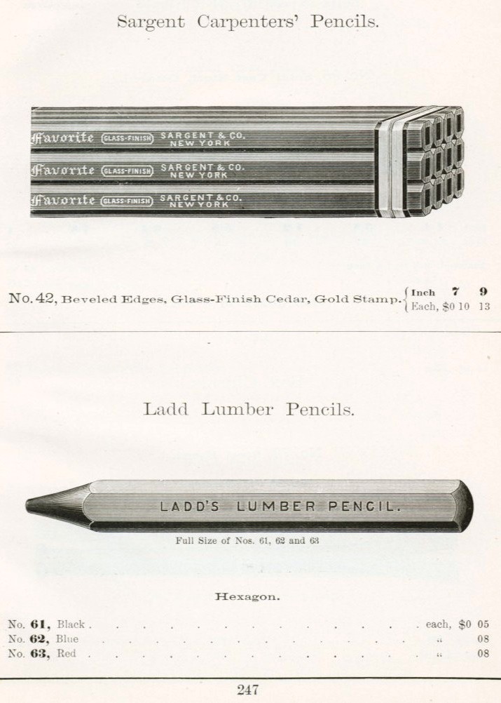 Sargent Carpenter pencil