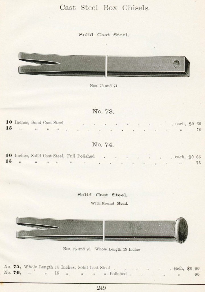 Sargent Box chisel