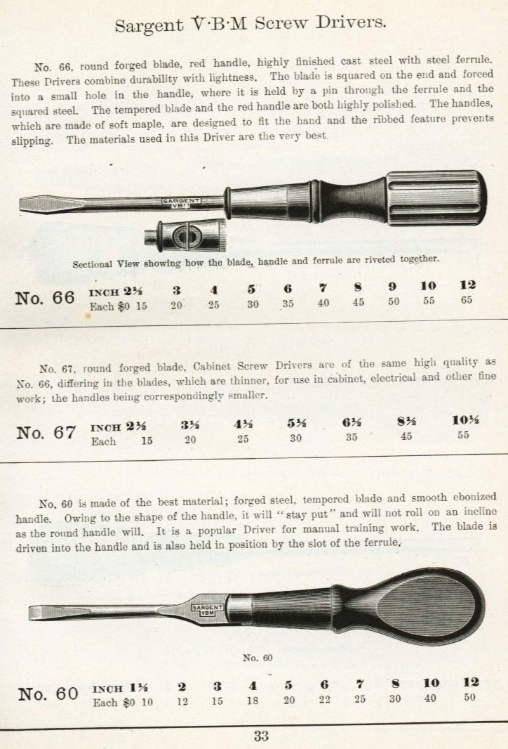 Sargent Screwdriver