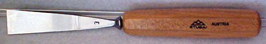 Stubai 3-25mm Shallow Gouge full size #550325