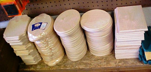 Wood burning blanks