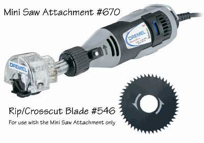 Dremel 670 Mini Saw Attachment